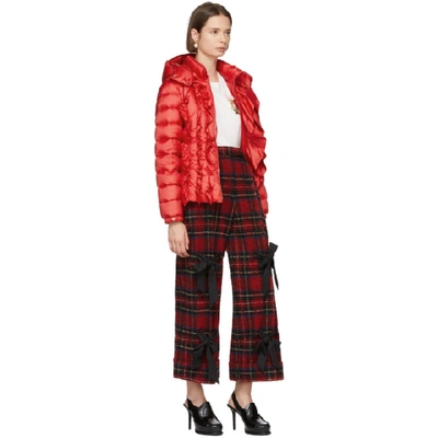 Shop Moncler Genius 4 Moncler Simone Rocha Red Down Darcy Jacket In 45i Red