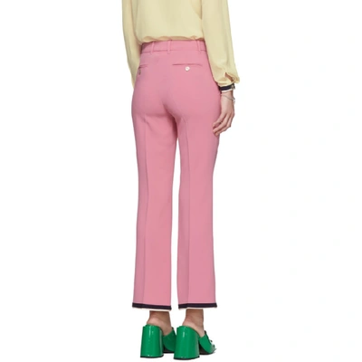 GUCCI 粉色靴型长裤