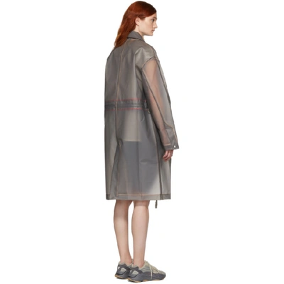 Shop A-cold-wall* Grey Mac Coat