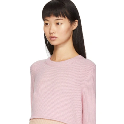 Shop Sies Marjan Pink And Green Sae Tiered Sweater In Multi