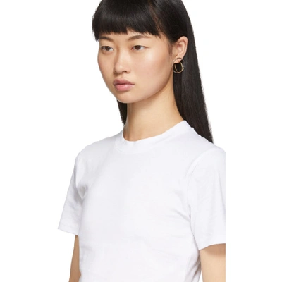 Shop Acne Studios White Cotton T-shirt In Optic White