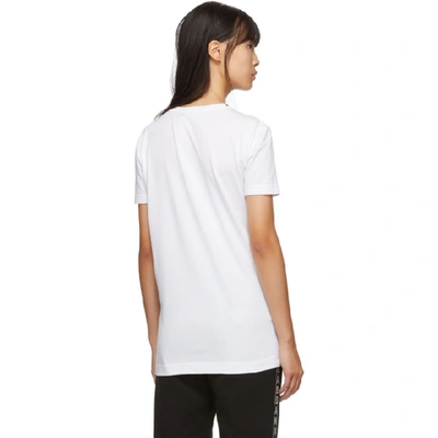 Shop Dolce & Gabbana Dolce And Gabbana White Fashion Gives Me Life T-shirt In W0800 White