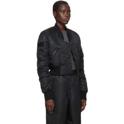 Shop Ambush Black Ma-1 Bomber Jacket