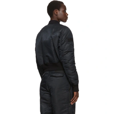 Shop Ambush Black Ma-1 Bomber Jacket