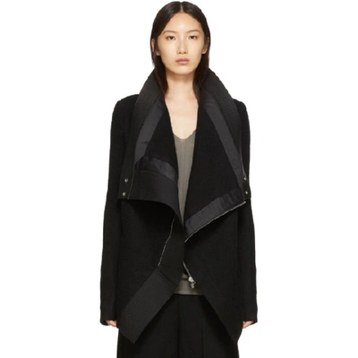 RICK OWENS 黑色 EXPLODER 大衣