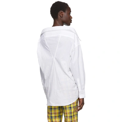 Shop Simon Miller White Tabor Shirt In 10601 White
