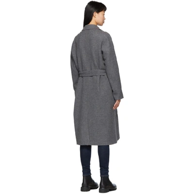 Shop Rag & Bone Rag And Bone Reversible Grey Rach Coat In 20 Grey