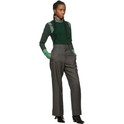 Shop Toga Green High Twist Turtleneck In 10 Green