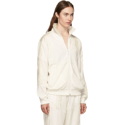 Shop Adidas Originals By Danielle Cathari White Firebird Track Jacket In 077a Chlkwh