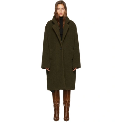 Shop Aeron Green Gropius Cocoon Coat In 164 Mud