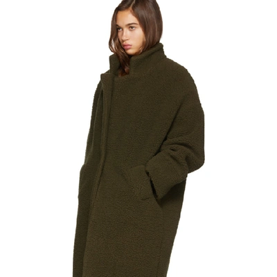 Shop Aeron Green Gropius Cocoon Coat In 164 Mud