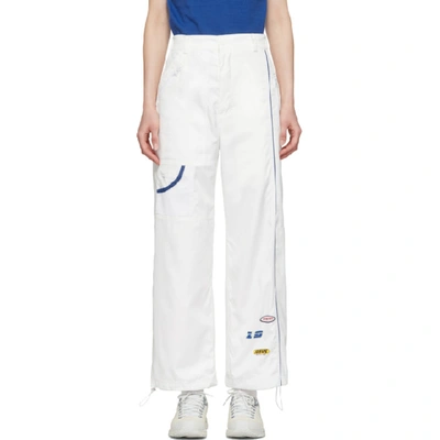 Shop Ader Error Ssense Exclusive White Ascc Oversized Lounge Pants