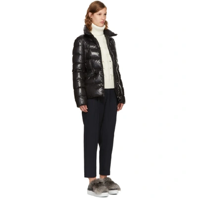 Shop Moncler Black Down Danae Jacket In 999 Black