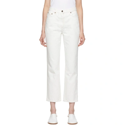 Shop The Row White Charlee Jeans In Wht White