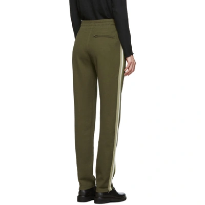 Shop Isabel Marant Étoile Green Knit Docia Sporty Lounge Pants In 50bz Bronze