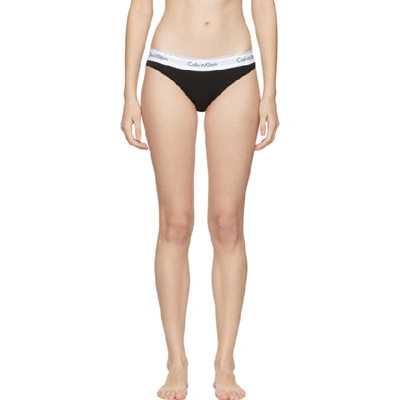 Shop Calvin Klein Underwear Black Modern Bikini Briefs