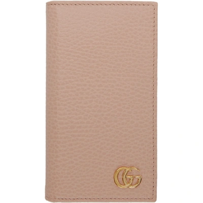 Shop Gucci Pink Gg Marmont Wallet Iphone 8 Case In 5909 Pink