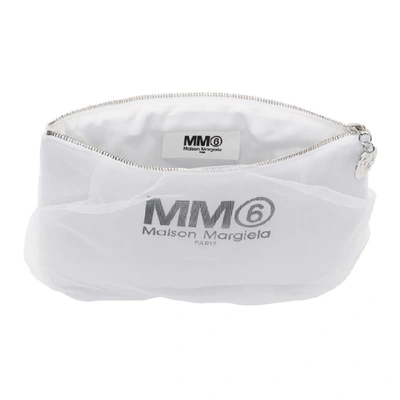 MM6 MAISON MARGIELA 白色网眼罩层手袋
