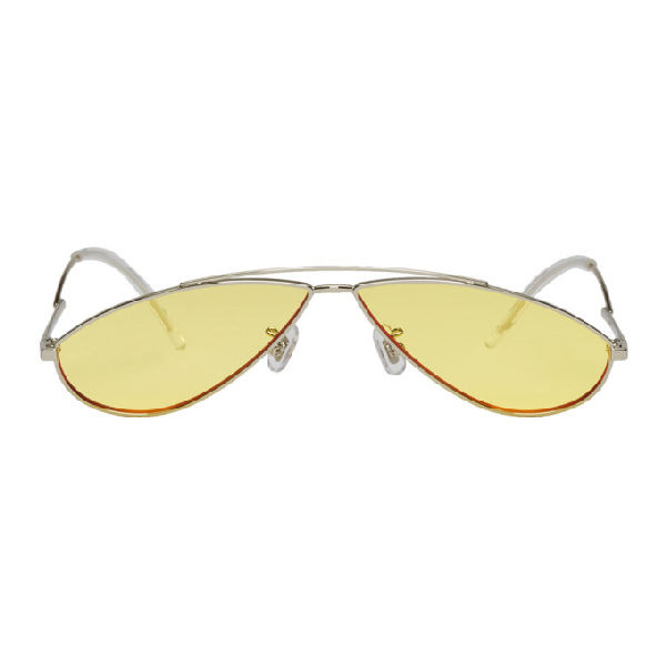 最高の ジェントルモンスター Gentle Monster メガネ サングラス Kujo 02 Oval Frame Sunglasses Yellow 受賞店舗 Ihmc21 Com