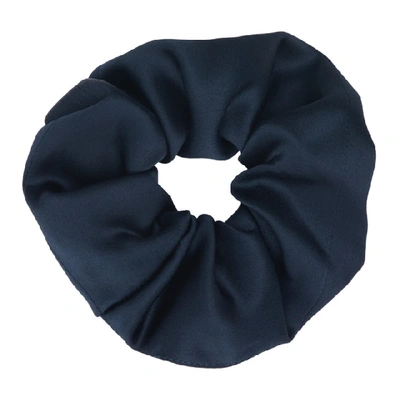Sophie Buhai Silk Scrunchie In Navy | ModeSens