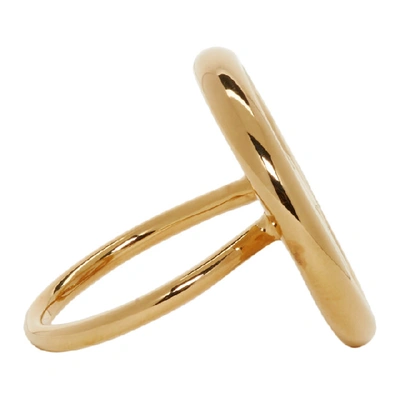 Shop Fendi Gold F Is  Ring In F0cfk Gold