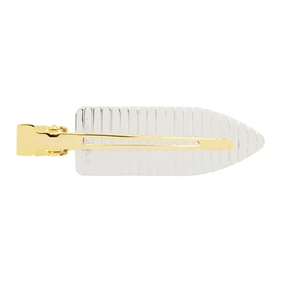 Shop Ambush Silver And Gold Blade Hair Clip