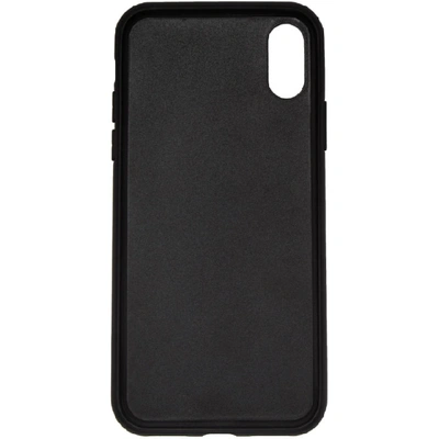 Shop Kenzo Black Glow-in-the-dark Logo Iphone X/xs Case In 99 Black