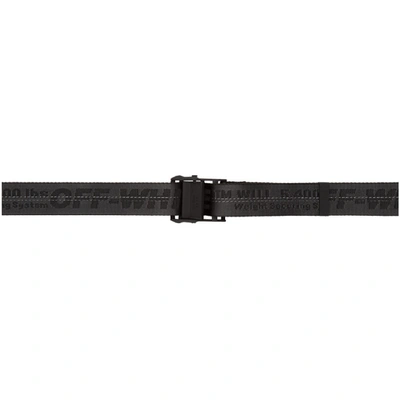 Shop Off-white Black Industrial Belt In 1000 Black