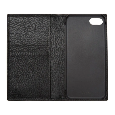 Shop Gucci Black Gg Marmont Wallet Iphone 8 Case