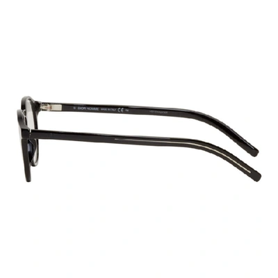 Shop Dior Black Blacktie250 Glasses In 807 Black