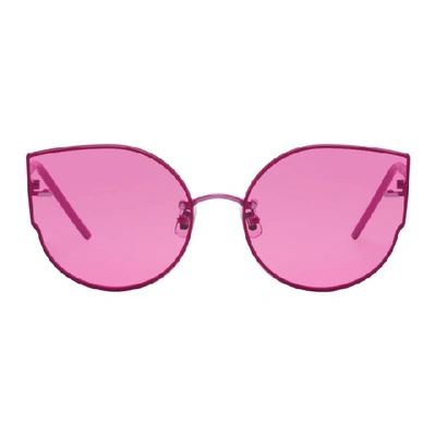 Shop Gentle Monster Pink Ami Adam Sunglasses