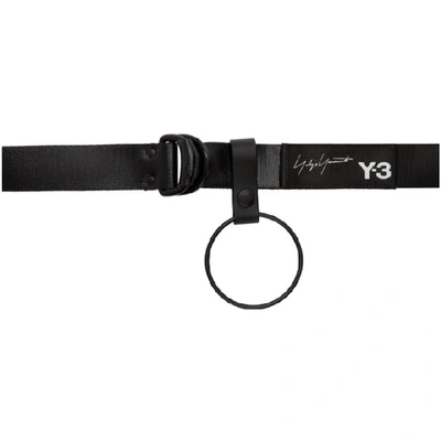 Shop Y-3 Black Hook Belt