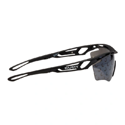 Shop Marine Serre Black Rudy Project Edition Tralyx Slim Moon Sunglasses
