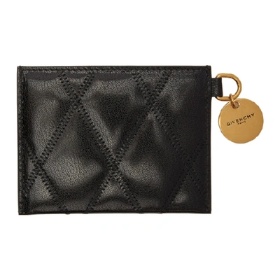 Shop Givenchy Black Gv3 Card Holder In 001 Black