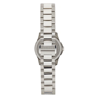 Shop Gucci Silver Iconic G-timeless Watch