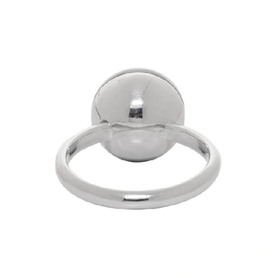 Shop Avgvst Jewelry Silver Medium Lollipop Ring In Rock Crysta