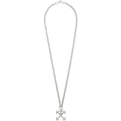 Shop Off-white Silver Arrow Necklace