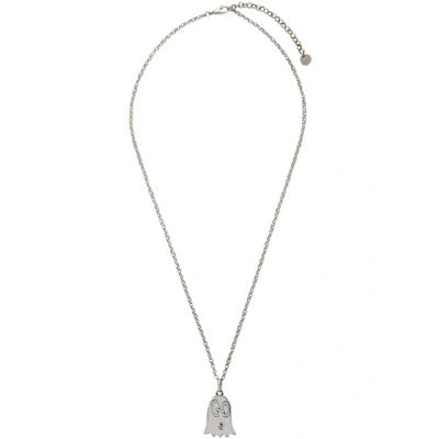 Shop Gucci Silver Ghost Necklace