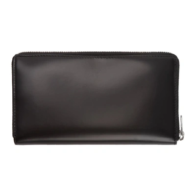 Shop Balenciaga Black Everyday Continental Wallet In 1000 Black