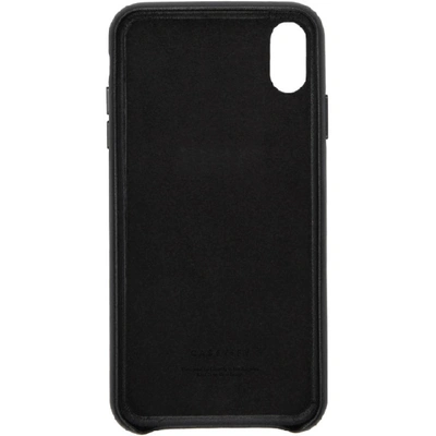 Shop Vetements Black Logo Iphone Xs Max Case In Black/white