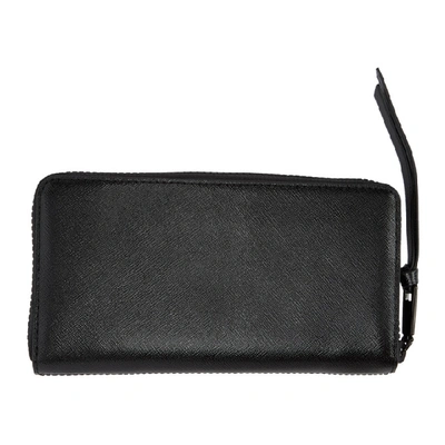 Shop Marc Jacobs Black Snapshot Standard Continental Wallet In 001 Black