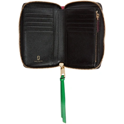 Shop Marc Jacobs Pink Small Snapshot Standard Continental Wallet In 952 Divapnk