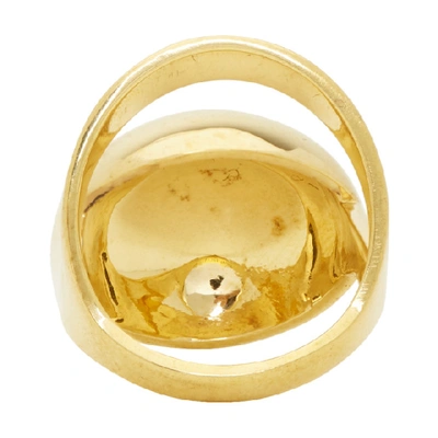 Shop Alan Crocetti Gold Armadillo Joint Ring