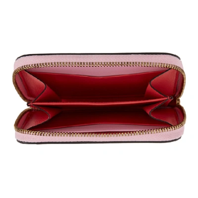 Shop Givenchy Pink Edge Card Case Wallet In 671 Pink