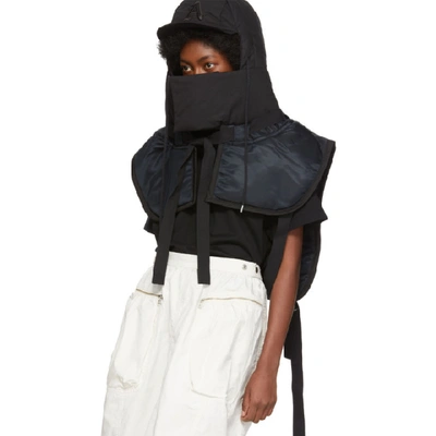Shop Ambush Black Untitled Hood Cap