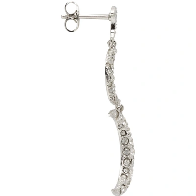 Shop Isabel Marant Silver Full Moon Earrings In 00tr Transp