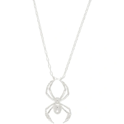 Shop Ambush Silver Spider Charm Necklace