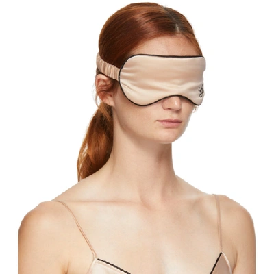 Shop Agent Provocateur Pink Classic Eyemask In Pink/black