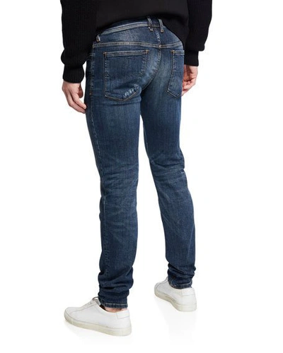 Shop Diesel Men's Sleenker Skinny Jeans In Blue