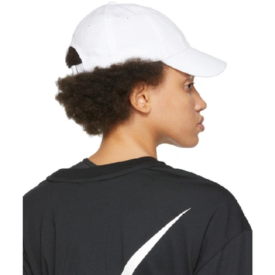 Shop Nike White Sportswear Heritage 86 Futura Cap In 101 White/b